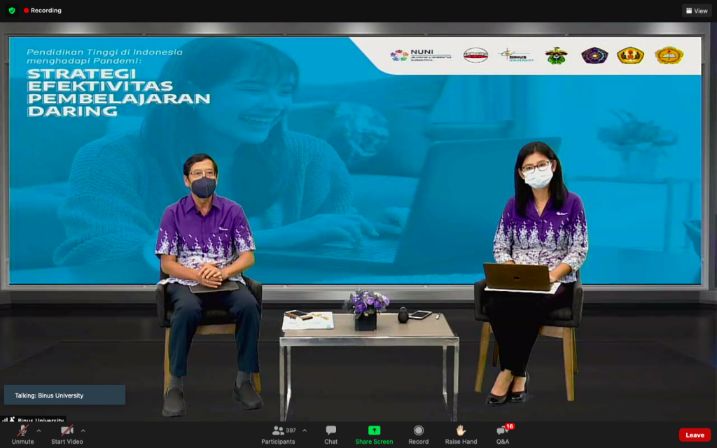 Efektivitas Pembelajaran Daring di Perguruan Tinggi Indonesia