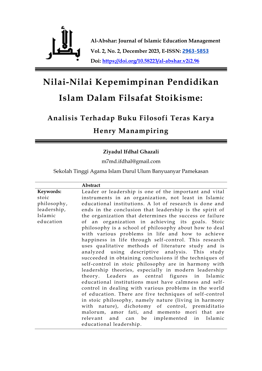 Menerapkan Nilai-nilai Stoikisme dari Filosofi Teras untuk Menjalani Hidup Minimalis