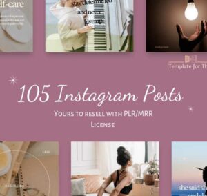 141. 105 Done For You Instagram Post Templates