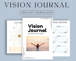 161. Printable Vision Journal