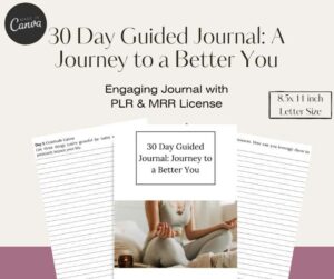 164. 30 Day Printable Guided Journal