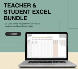 177. Excel Sheets for Teachers & Students