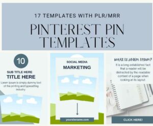 142. Pinterest Pin Mockups